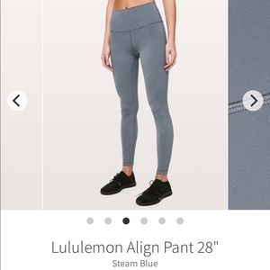 Lululemon align, 28” steam blue